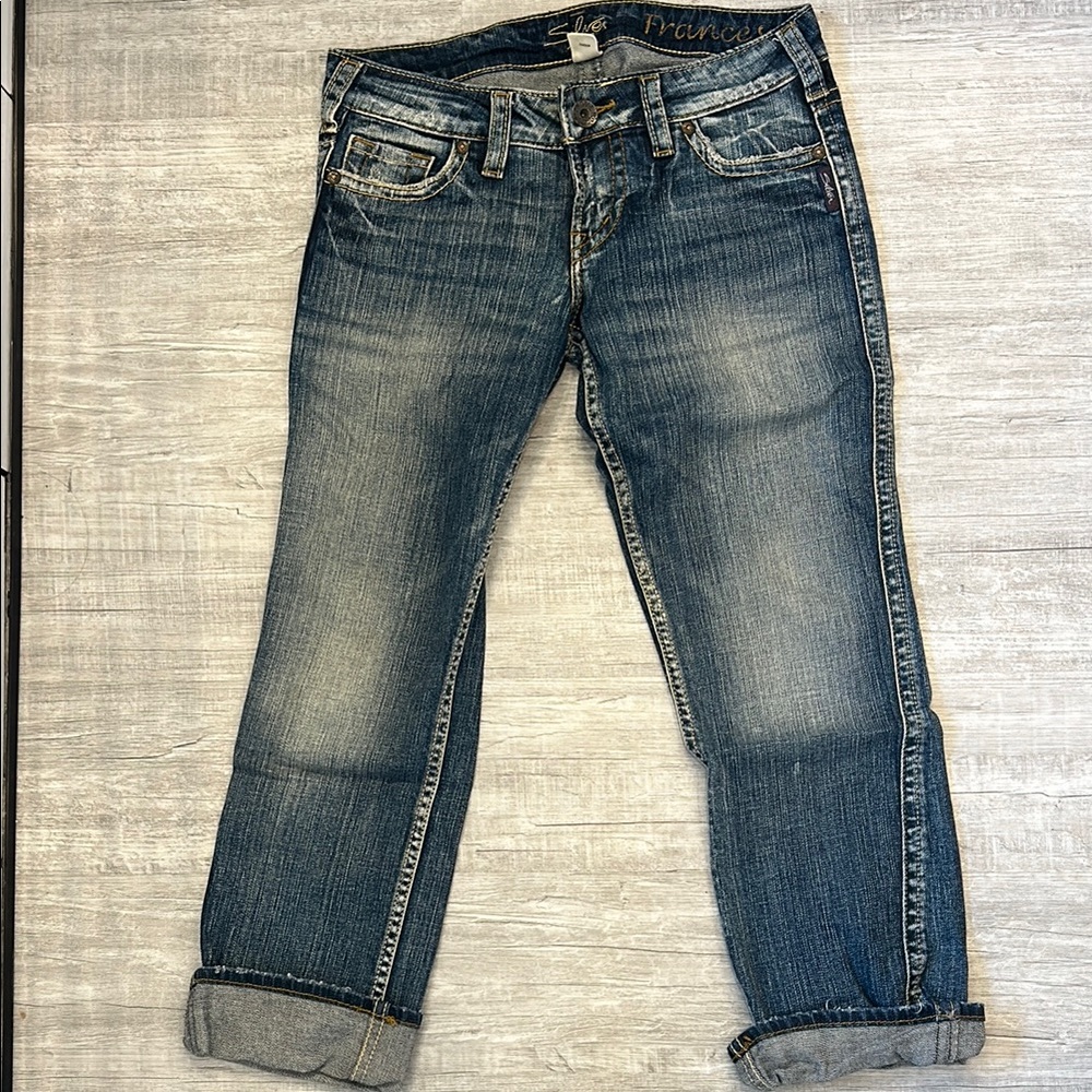 Women's silver Jeans